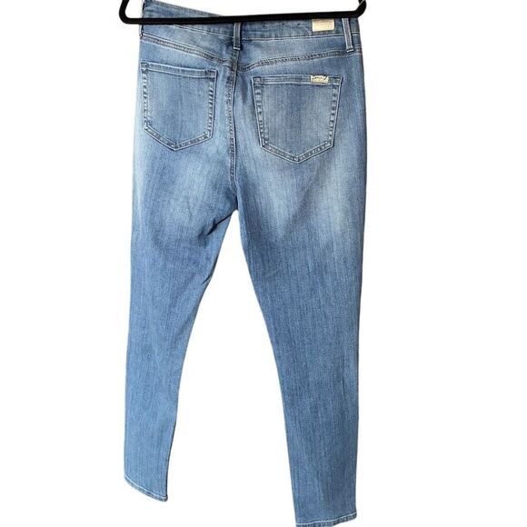 Seven7 Women's Mid Rise Skinny Jeans Pearl Embellished Blue Size 8 - Picture 6 of 11